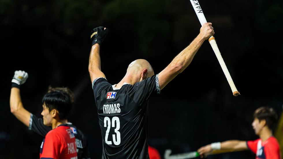 Final quarter surge takes Black Sticks men to win