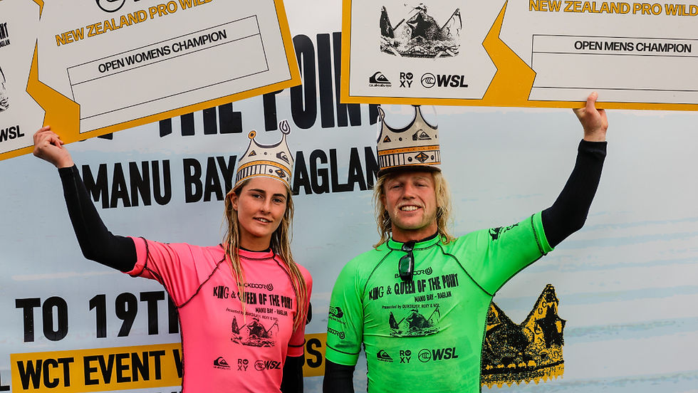 Two more Kiwi earn place in World Surf League