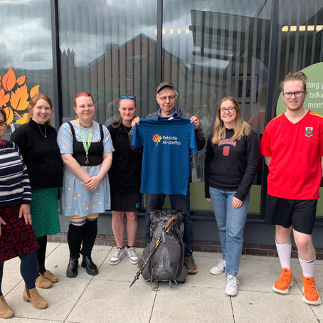 Llanidloes Hiker Raising Funds for Local Mental Health Charity Rekindle