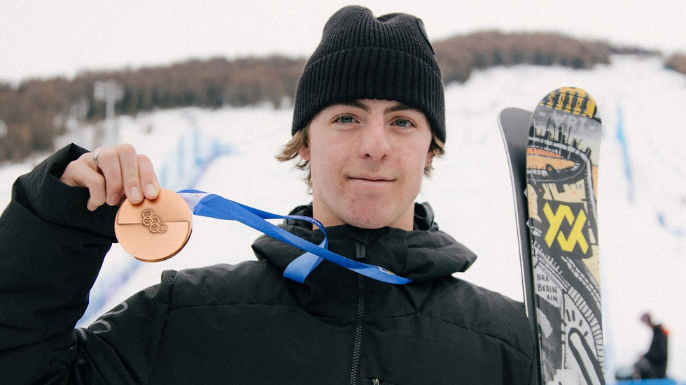 Harrington takes bronze in freeski slopestyle