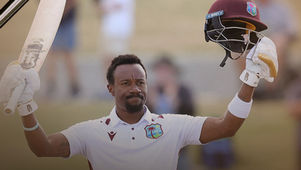 West Indies bat on, Black Caps bowlers toil