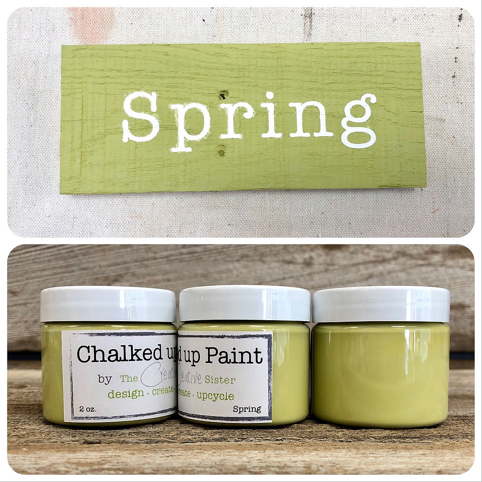 Chalked up Paint - Spring