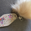 Thumbnail: Two sided motel keychains with fake fur Pom poms.