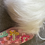 Thumbnail: Two sided motel keychains with fake fur Pom poms.