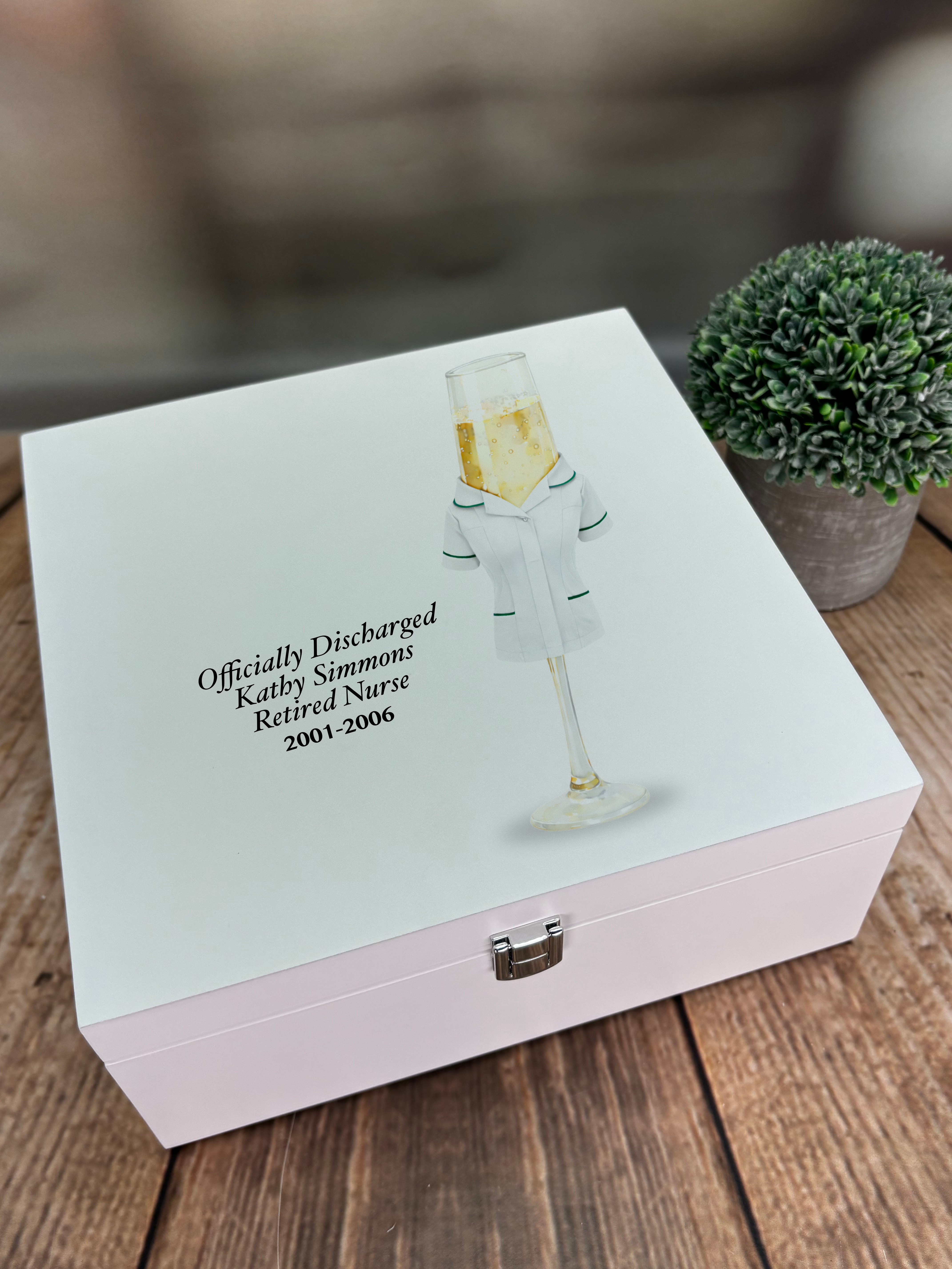 Nurse Retirement Gift Keepsake Box