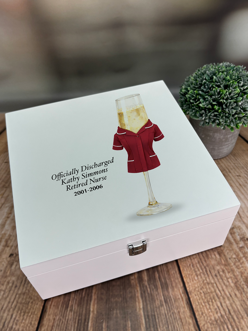 Thumbnail: Nurse Retirement Gift Keepsake Box