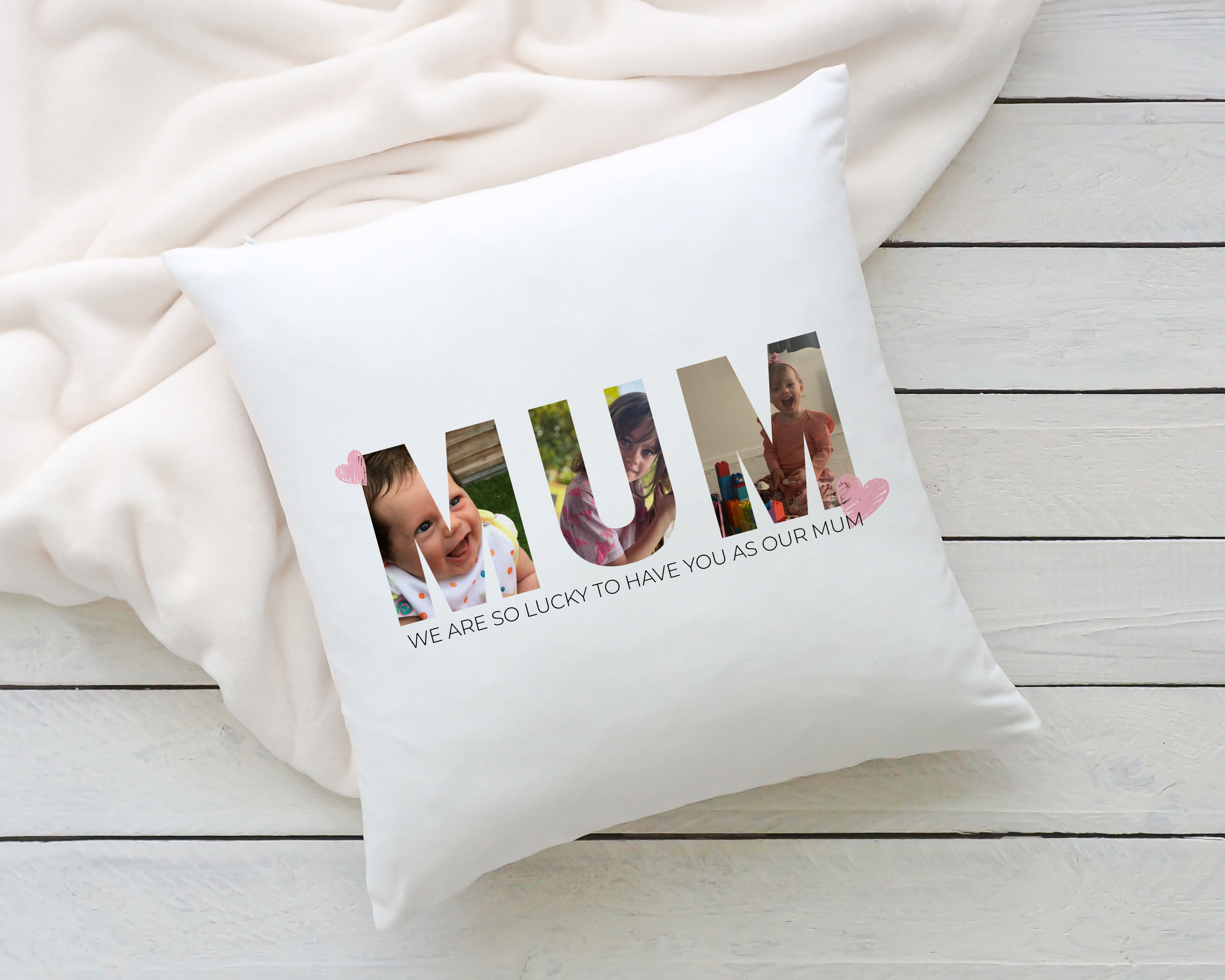 Personalised Mum Photo Cushion