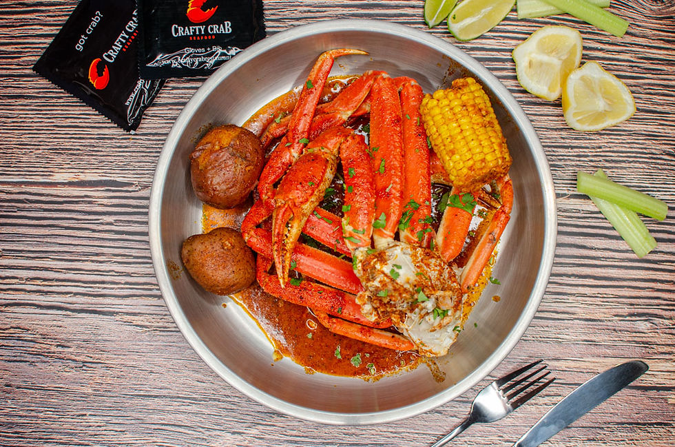 Snow Crab Leg seafood boil