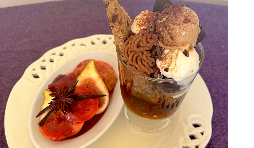 花とスイーツを楽しむレッスン