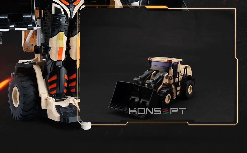 Thumbnail: RC Transforming Commanders - Wheel Loader No.K675 (with voice control)