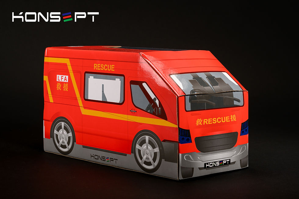 縮圖：RC 香港輕型消防車 (LFA) 附3D拼圖 K401