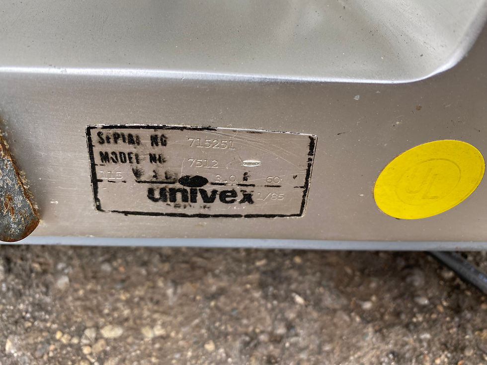 Thumbnail: Univex 12" Deli Slicer Model 7512 (ID: 6328)