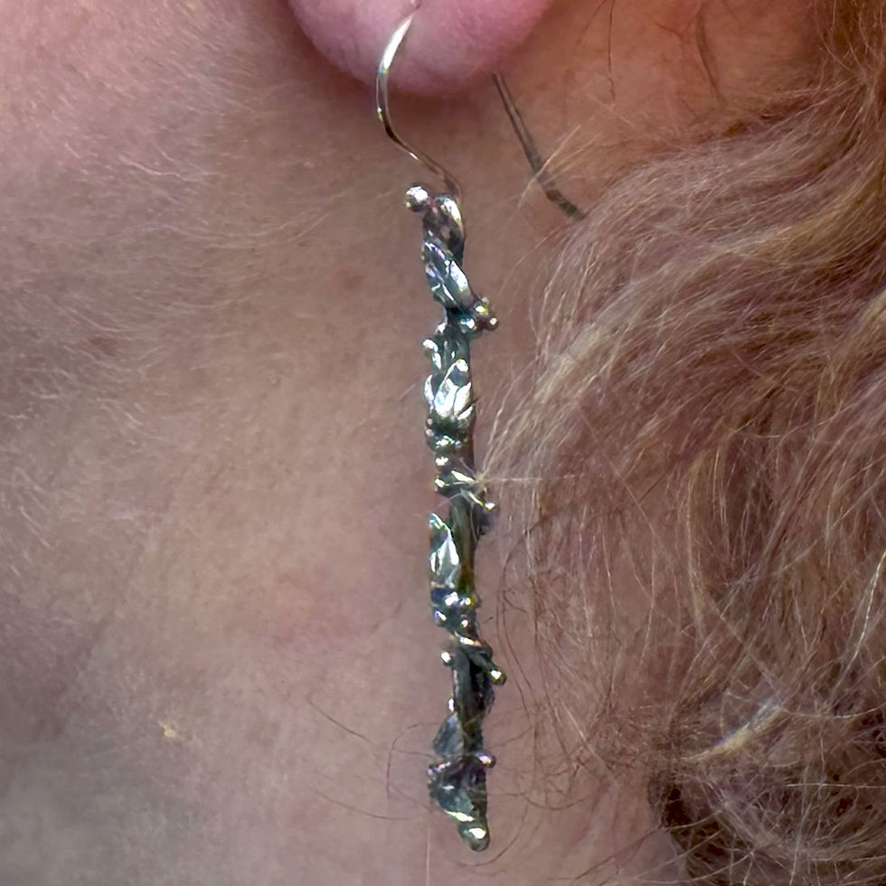 Thumbnail: Leaf Dangle Earrings