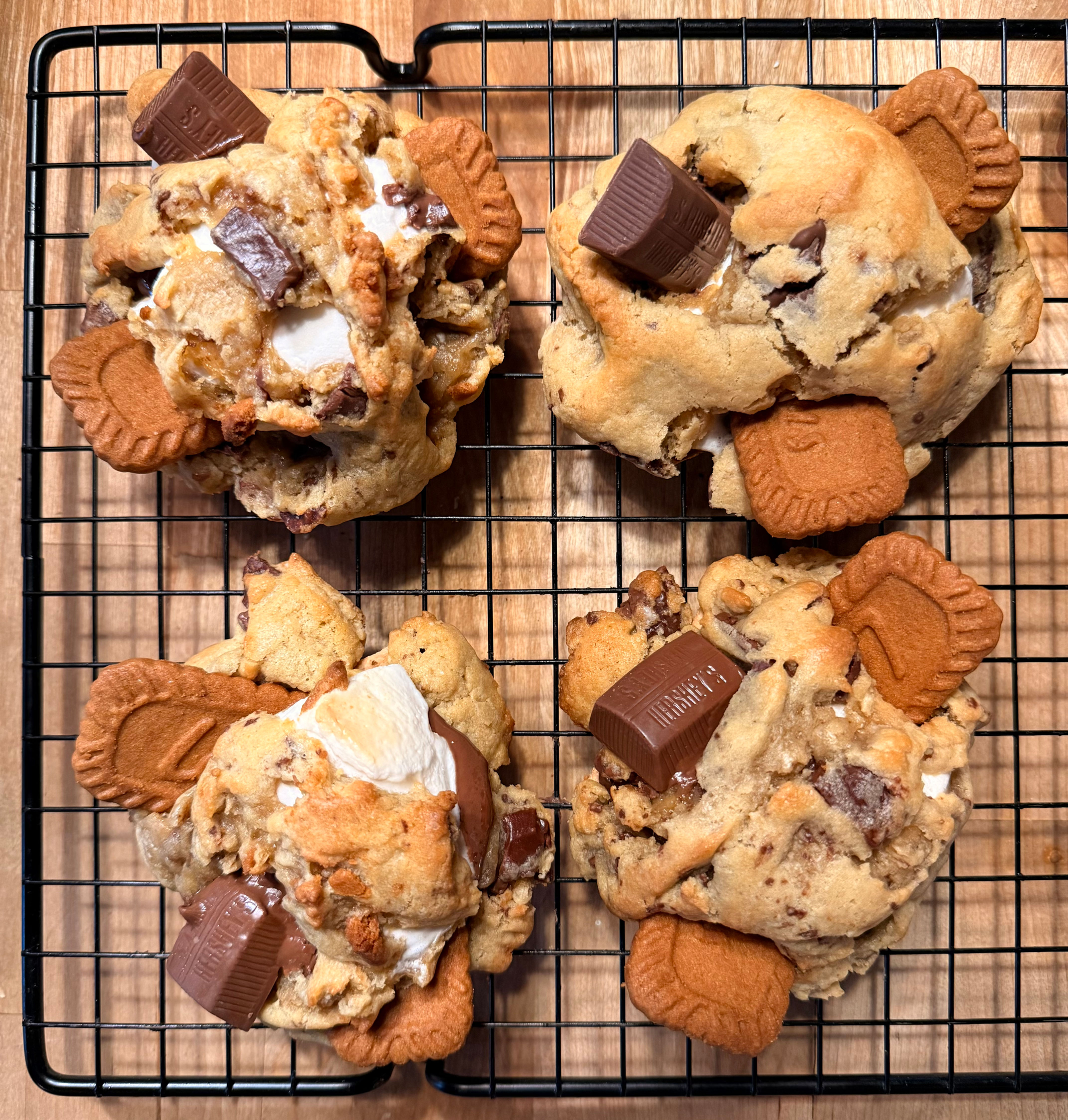 S’mores Chunky Cookies