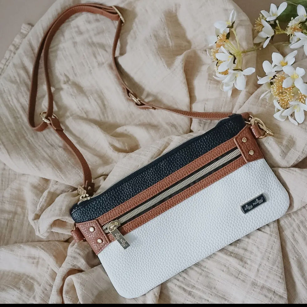 Thumbnail: Itzy Ritzy Coffee & Cream Wallet 