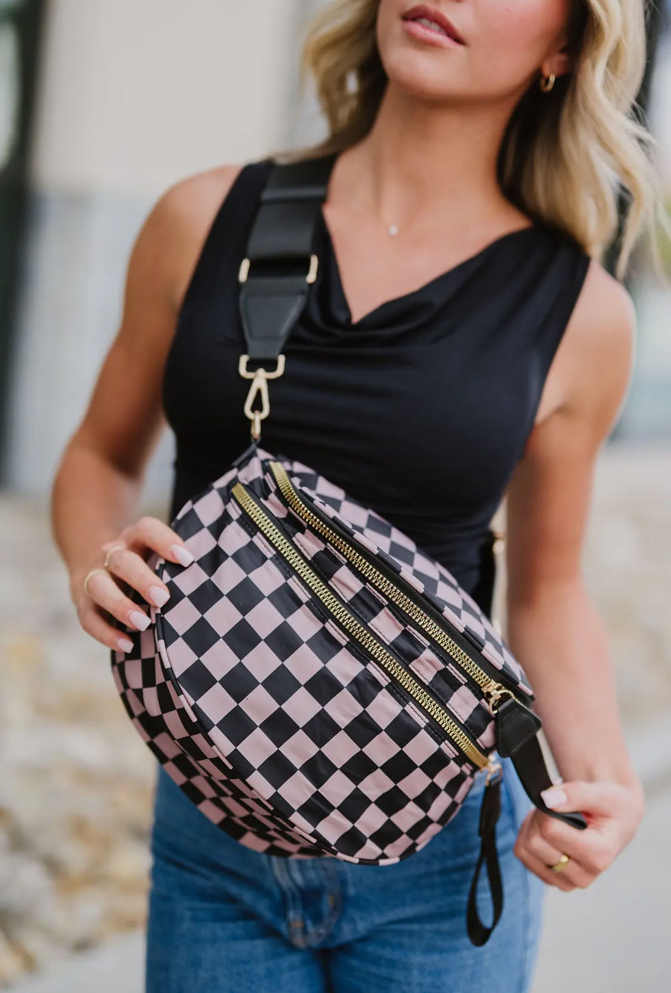 Thumbnail: Farah Franny Bum Bag Tan / Black