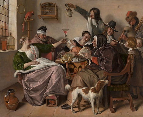 Jan Steen : Soo voer gesongen,soo na gepepen