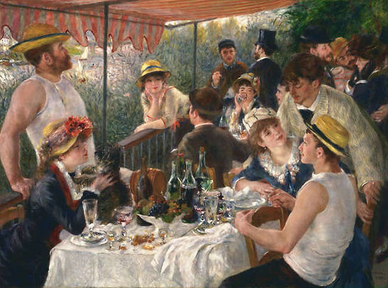 Pierre Auguste Renoir : Lucheon at the Boating Party