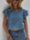 Miniatura: Denise Ruffle Cap Sleeve Top