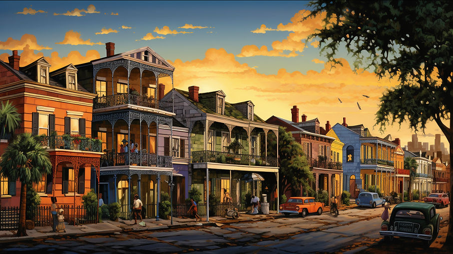 French Quarter Dixie the Fiddle Playing Cajun Pixie