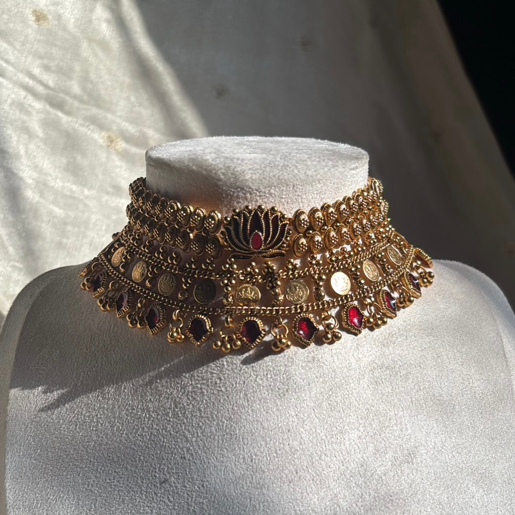 Idhika Layering Combo in Red
