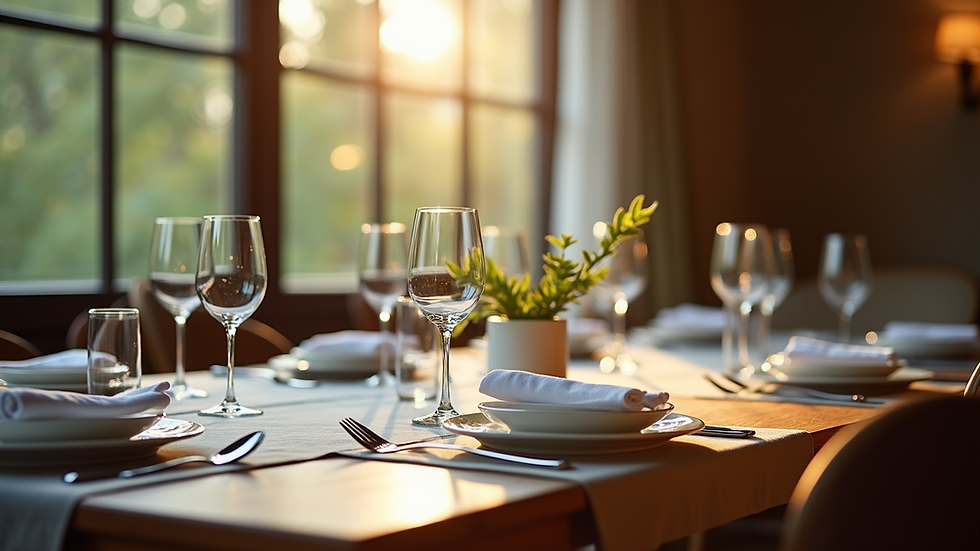 Experience Luxury Dining with Private Dinners at The Tank Table