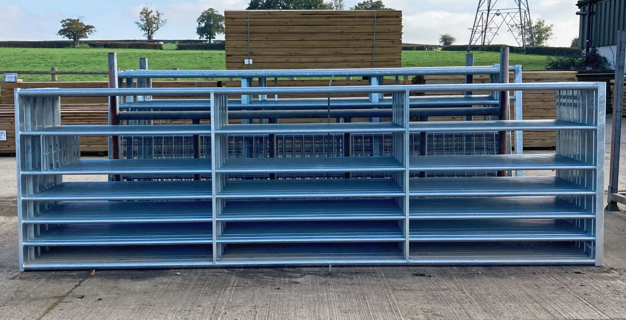 Ag Gate Display Rack Galvanised Field Gate | GALVANISED GATES
