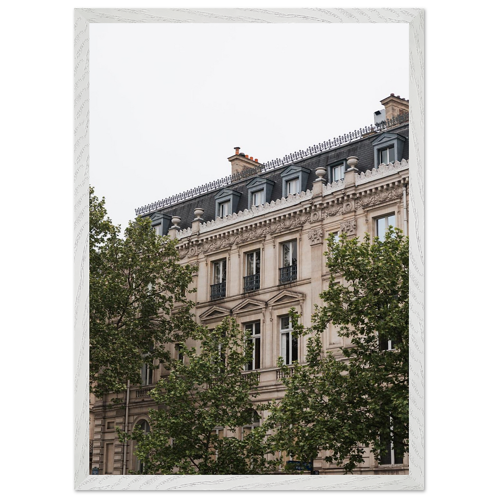 Thumbnail: Parisian Streets - 1 | Framed Photography Print 