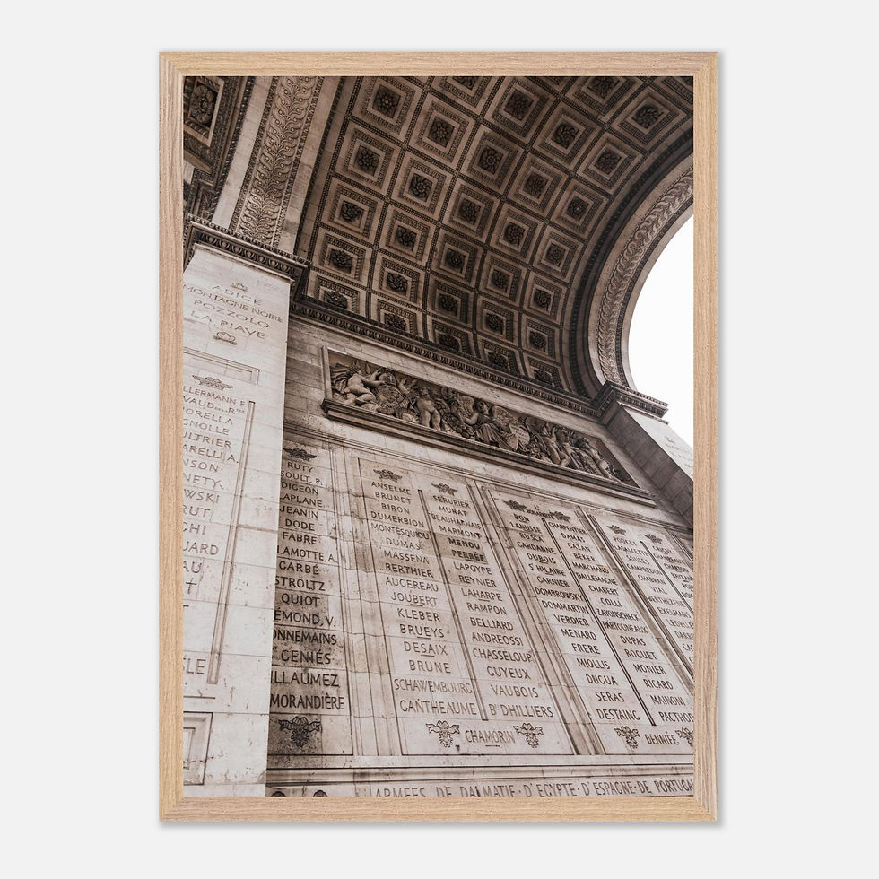 Thumbnail: Arc de Triomphe, Paris - 5 | Framed Photography Print 