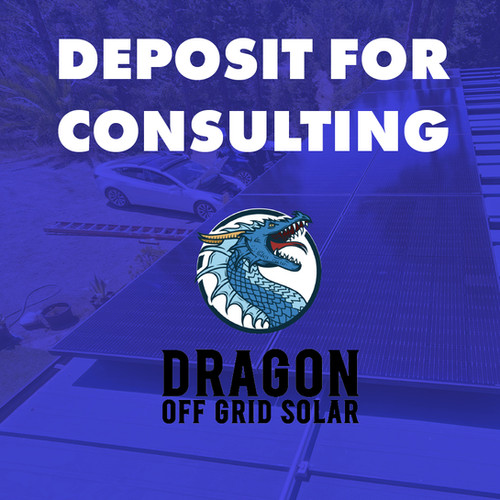 DEPOSIT for Off Grid Solar & Electrical Consulting