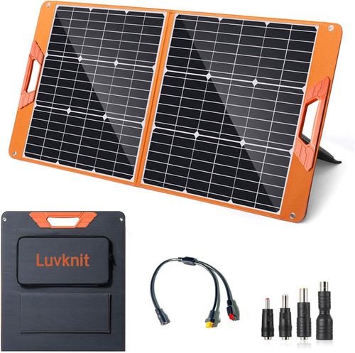 Luvknit Portable Foldable Solar Panel Kit
