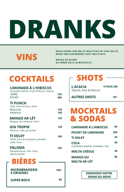 francais drinks