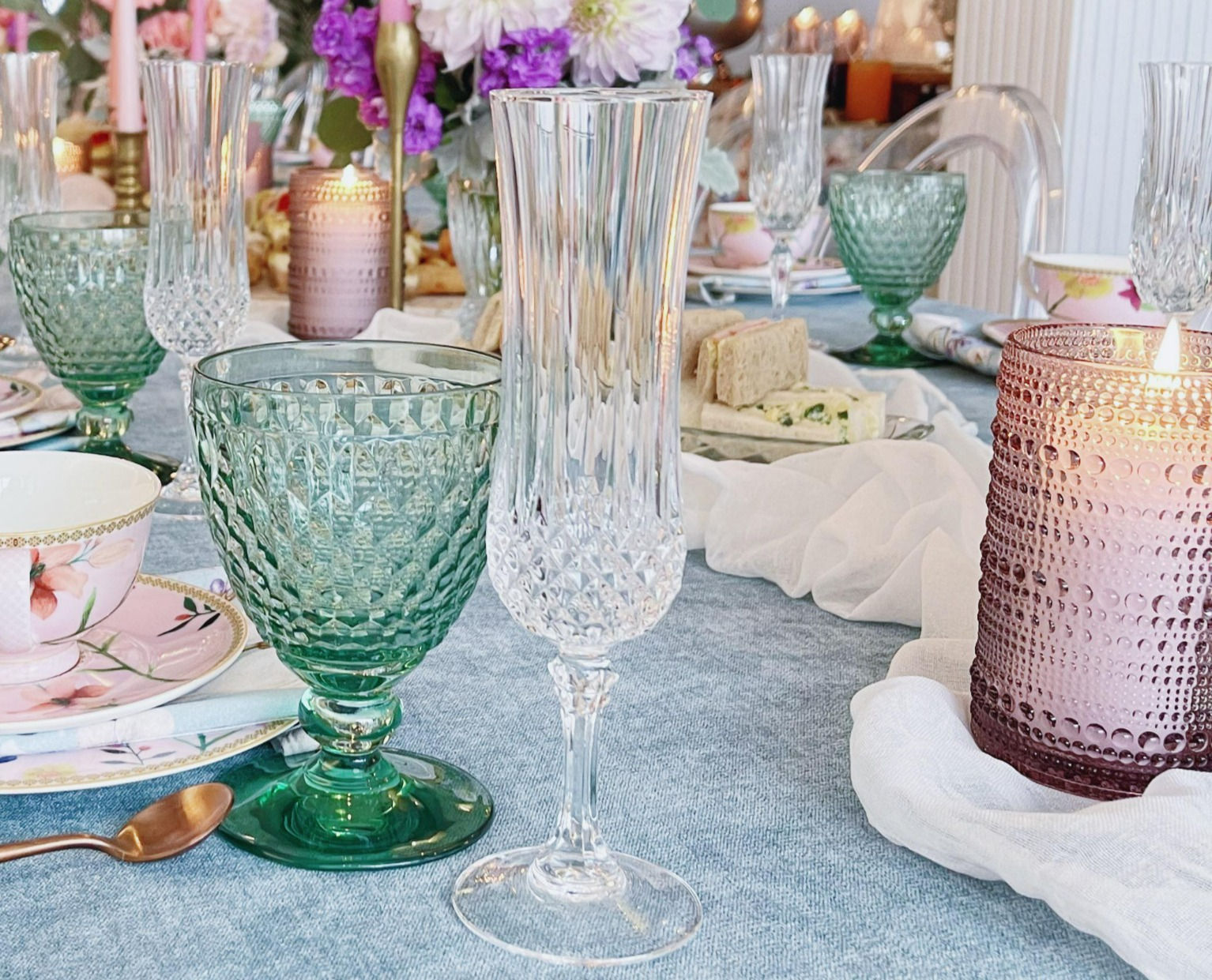 Crystal Champagne Flutes