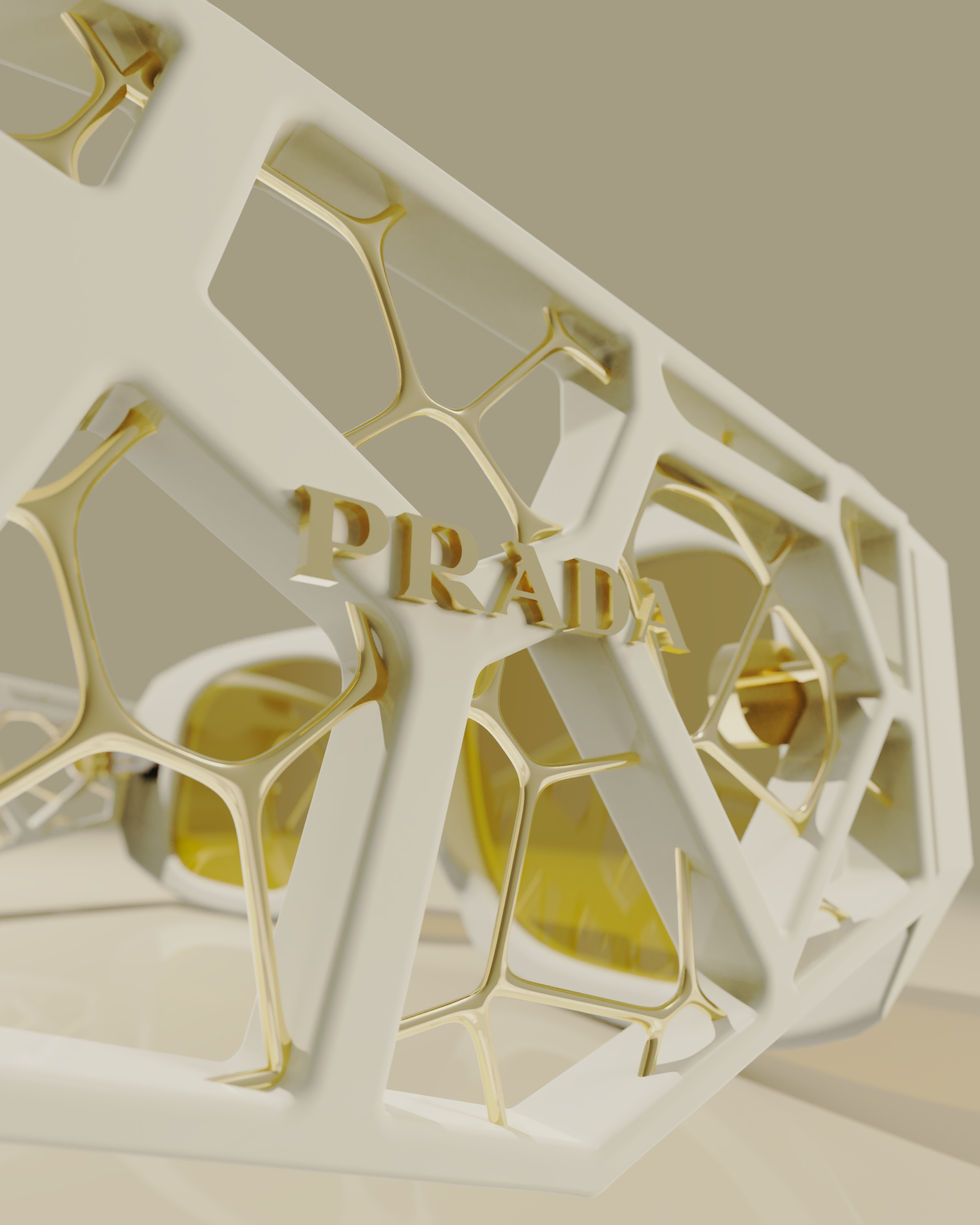 A conceptual redesign of the iconic Prada 17WS eyewear