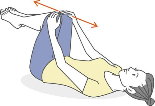 骨盤リセット運動のイラスト