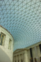 The amazing glass ceiling inside the Great Court of the British Museum