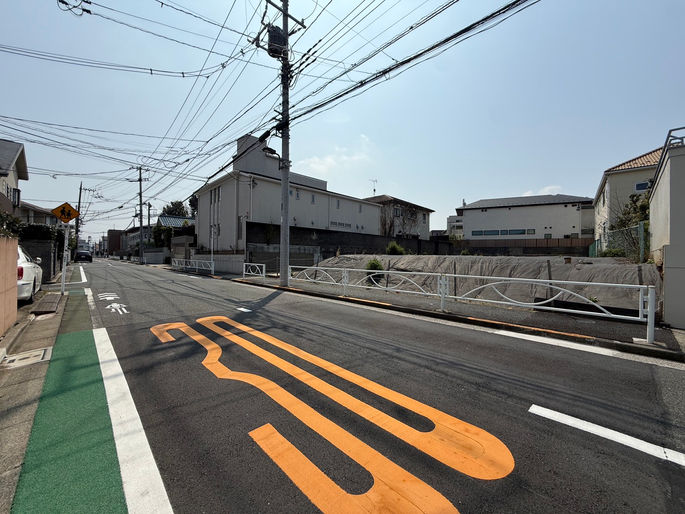 中根　売地　全面道路