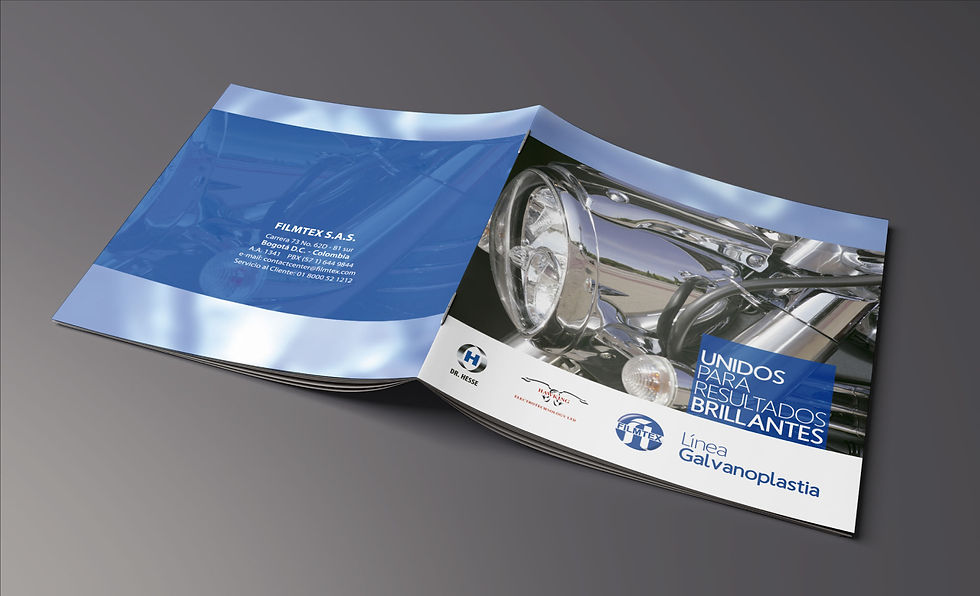 Brochure línea galvanoplastia - portada