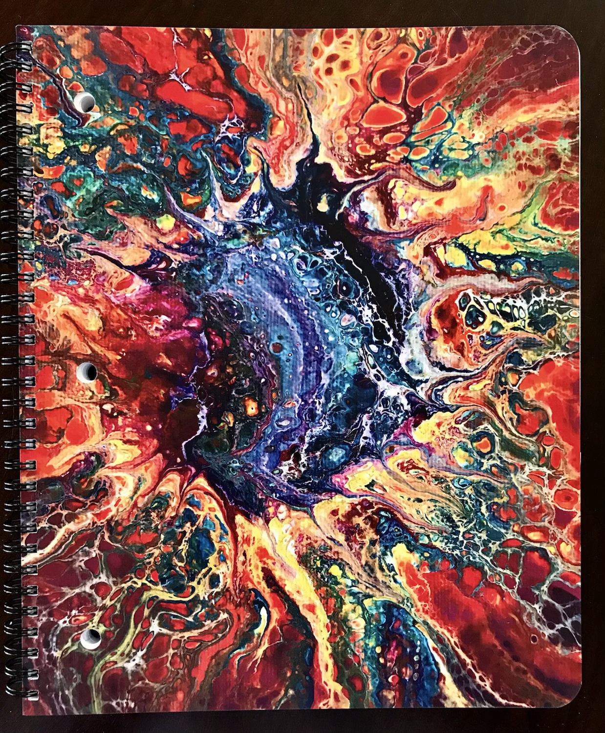 Large notebook personalized with my favorite artwork 