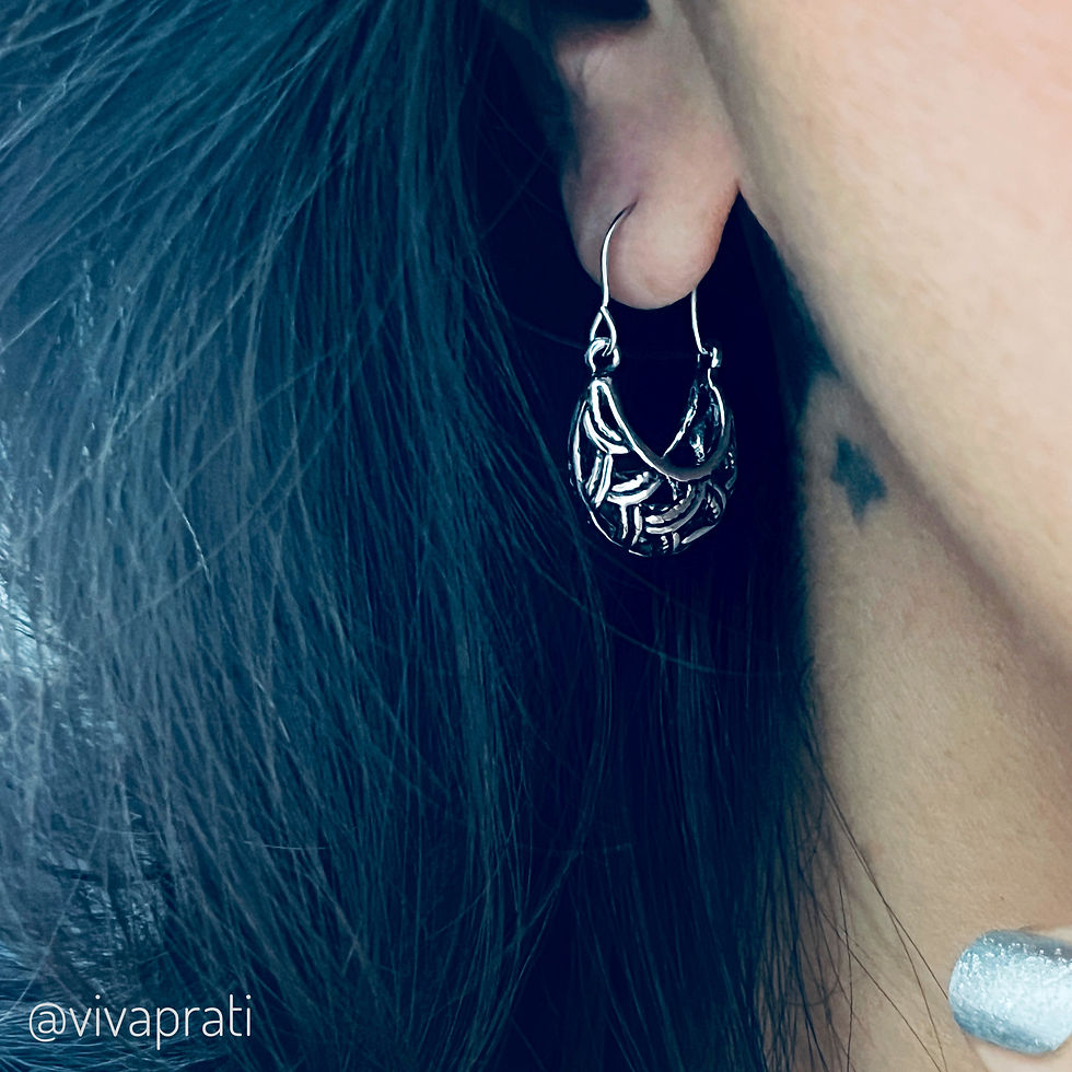 Miniatura: Argola Bojuda Trançada, Estilo Bali, Boho Chic,  3xR$19