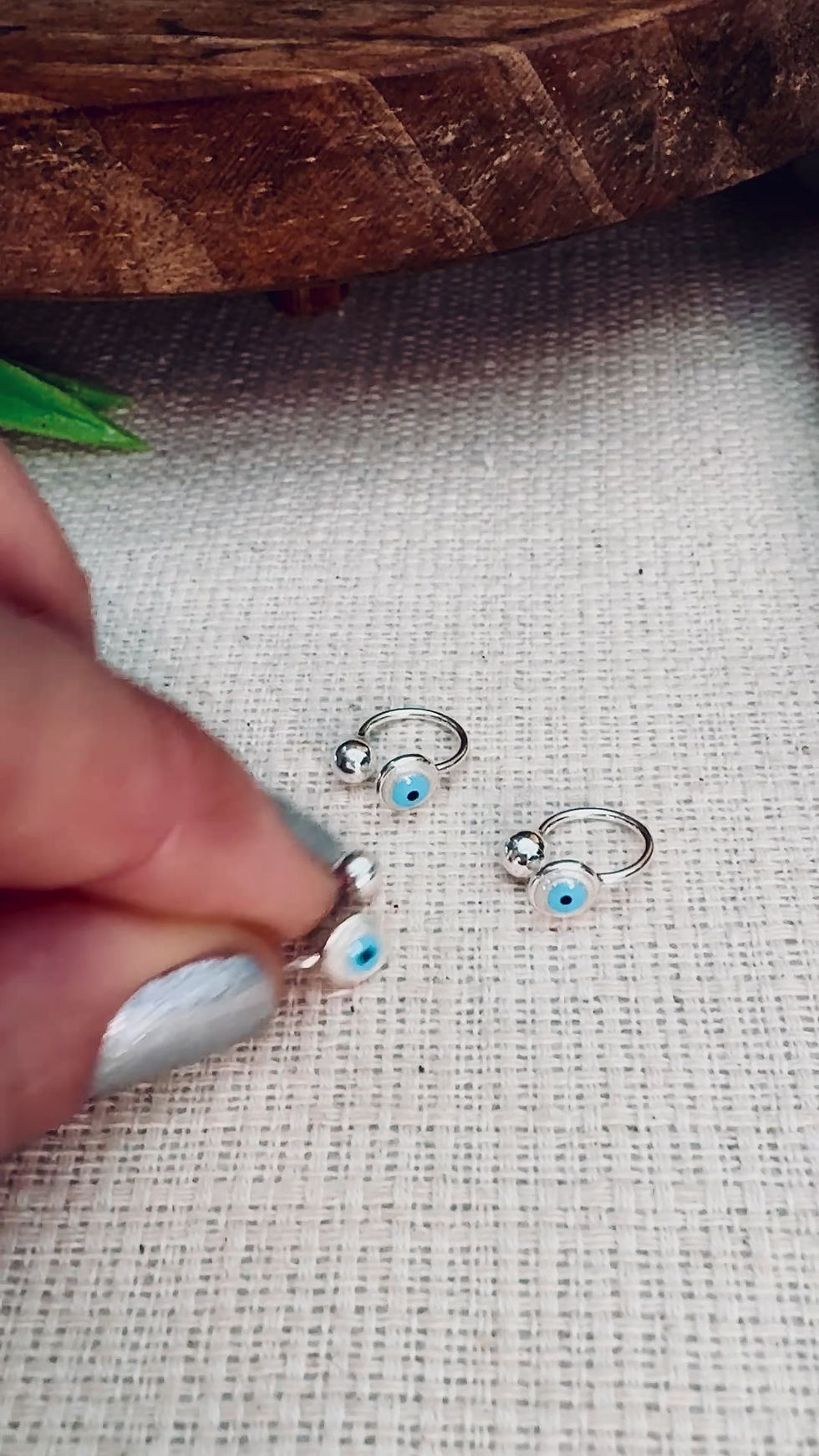 Miniatura: Piercing Fake Olho Grego e Bolinha,  3xR$36
