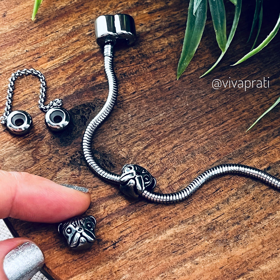 Miniatura: Berloque Buldogue,  3xR$19