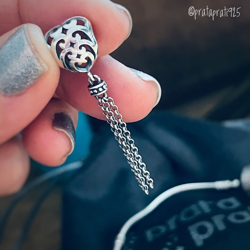 Miniatura: Berloque Coração com Tassel, 3xR$41