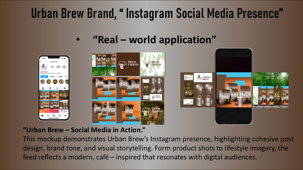Urban Brew Instagram social media branding design
