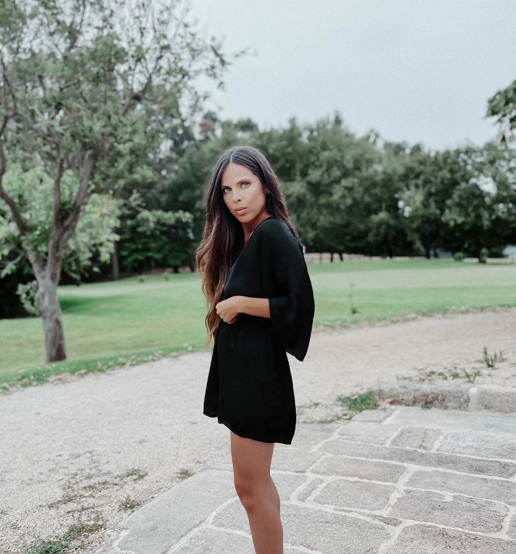 Black Satin Lose Junpsuit