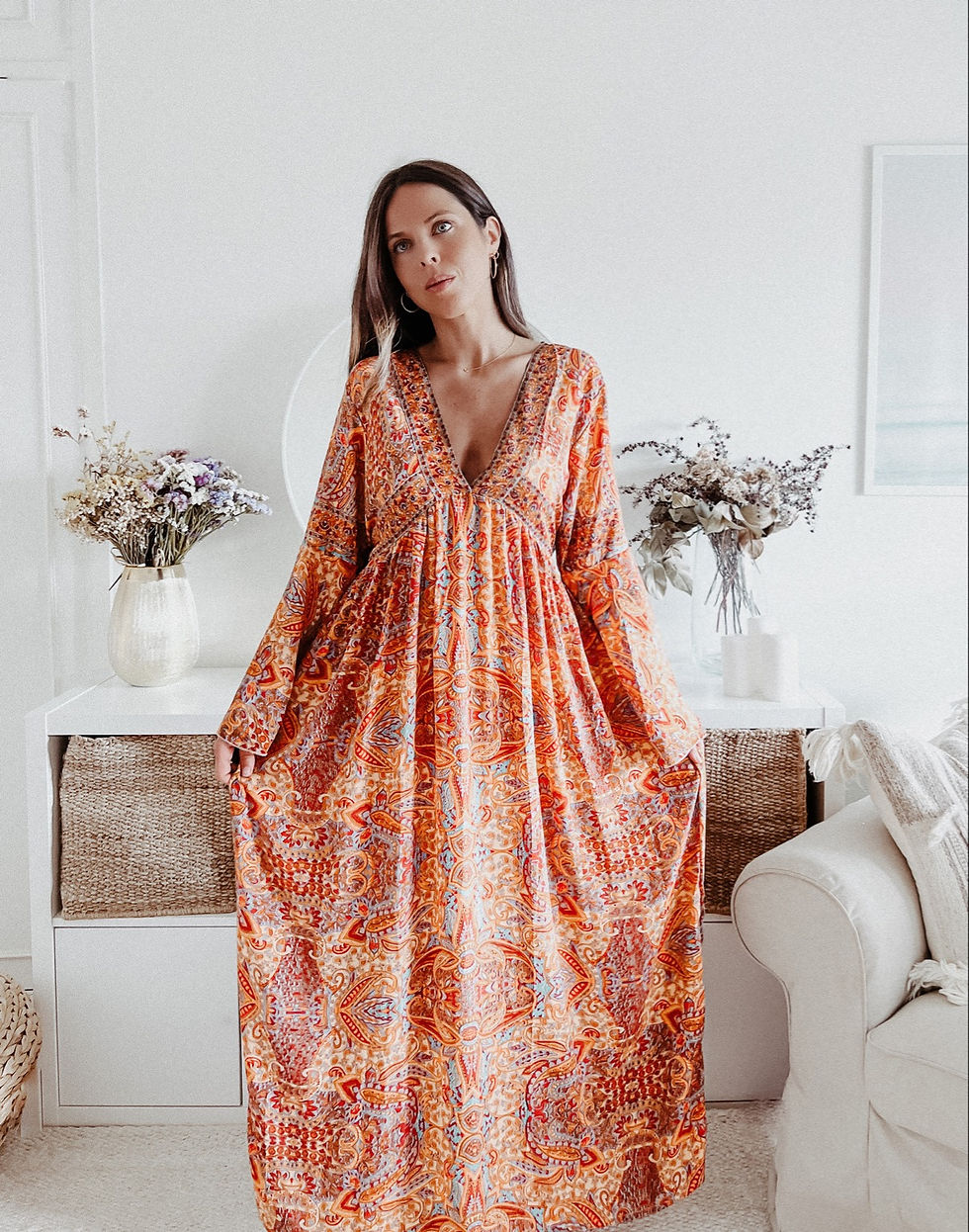 Thumbnail: Vibrant Silk Dress