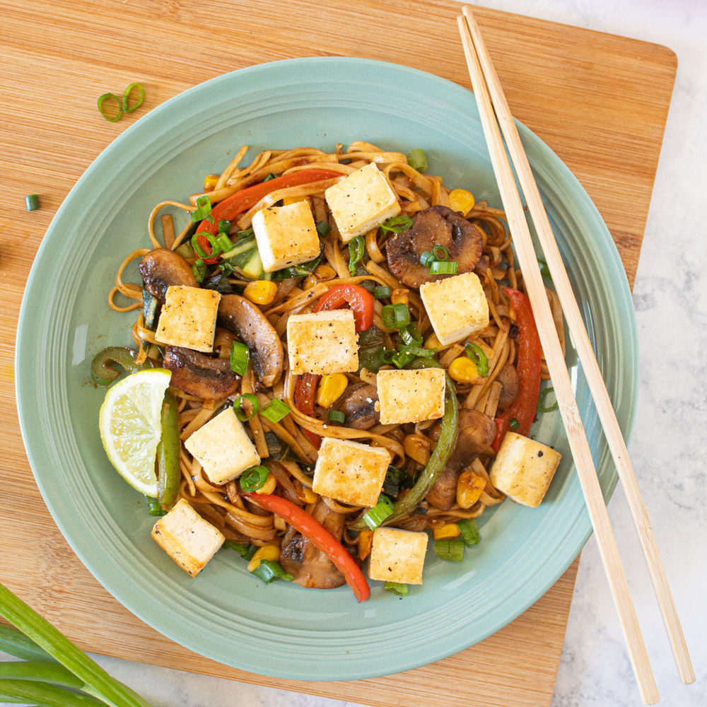 Spicy Tofu Drunken Noodle
