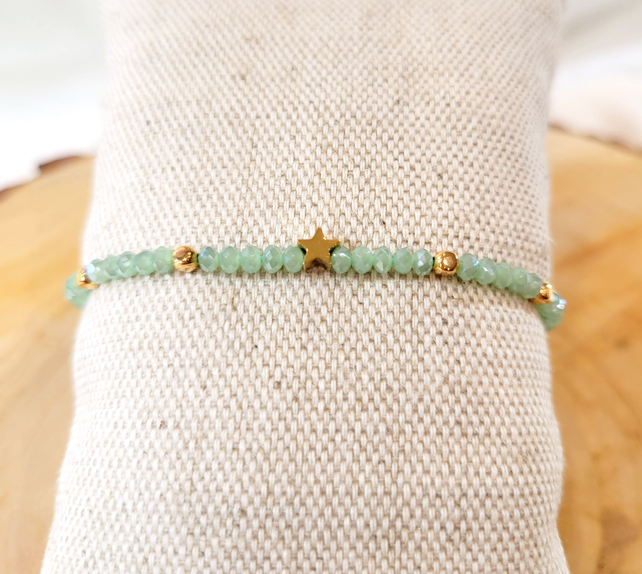 Bracelet Vert Subtil