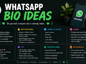 WhatsApp Bio Ideas