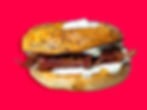 Bagel with Cream Cheese Bacon (Bagel con Queso Crema y Tocino)